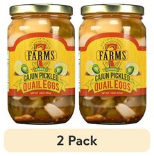  2 pack Cajun Pickled Quail Eggs