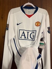 BNWT Player Issue Long Sleeve Manchester United 2008/09 #10 Rooney XL shirt