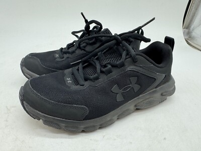 Under Armour Charged Assert 9 Athletic Shoes Womens Black Low Top Sneakers - 7.5