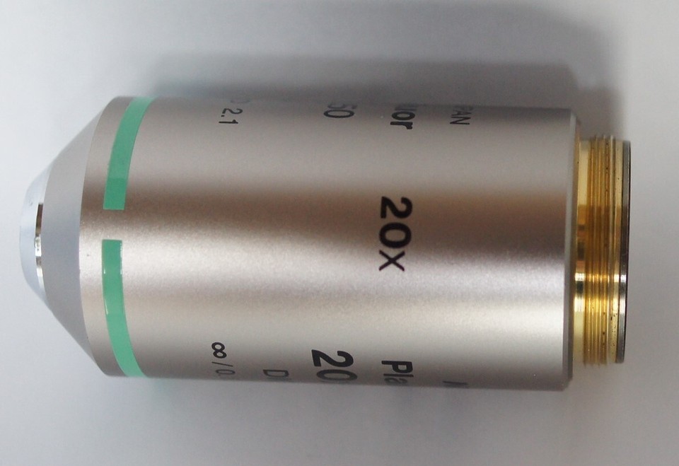 Nikon Eclipse Biological Microscope Objective Lens CFI Plan Fluor 20