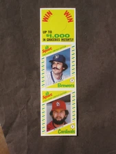 1982 Topps Squirt Full Hanger Panel Fingers & Sutter #s 11 & 22 MINT