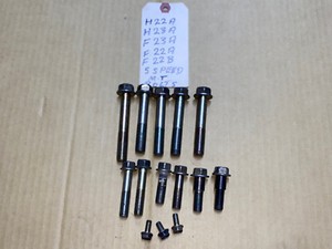 Honda Prelude-accord F22-f23-f20b-h22a-h23a 5 speed Manual Transmission Bolts