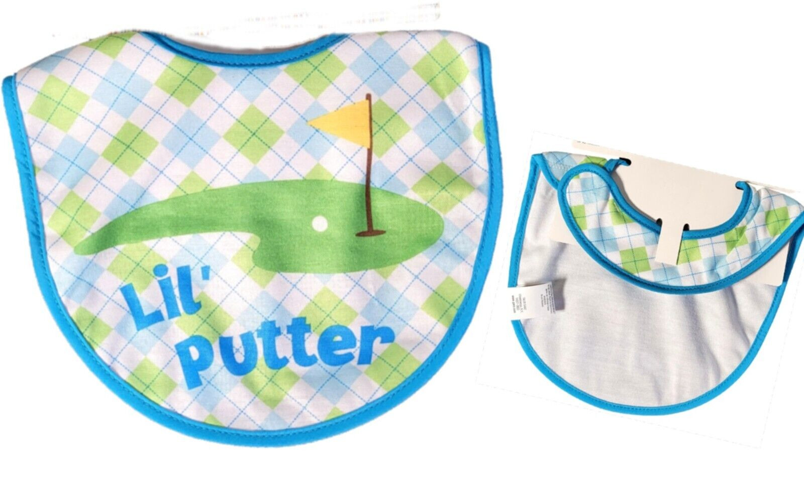 Golf Baby Bibs 2-Piece Set Golfing Boy/Girl Golfer Little Putter & Tee-rrific 10