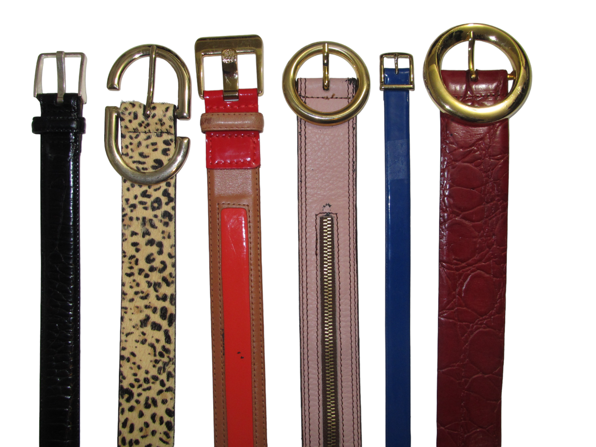 Italian Leather and Suede Black and Brown Belt with Silver and Gold Color Detail Goldfels Signature Belt | Model 2 Gold – Havana Brown Suede main image 2