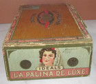 Vintage Cigar Box Ideals La Palina De Luxe Congress Cigar Co. New York, NY — photo 3