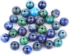 Big Hole 2.5Mm Natural Gemstone Beads 6Mm 8Mm 10Mm round Loose Beads for Jewel