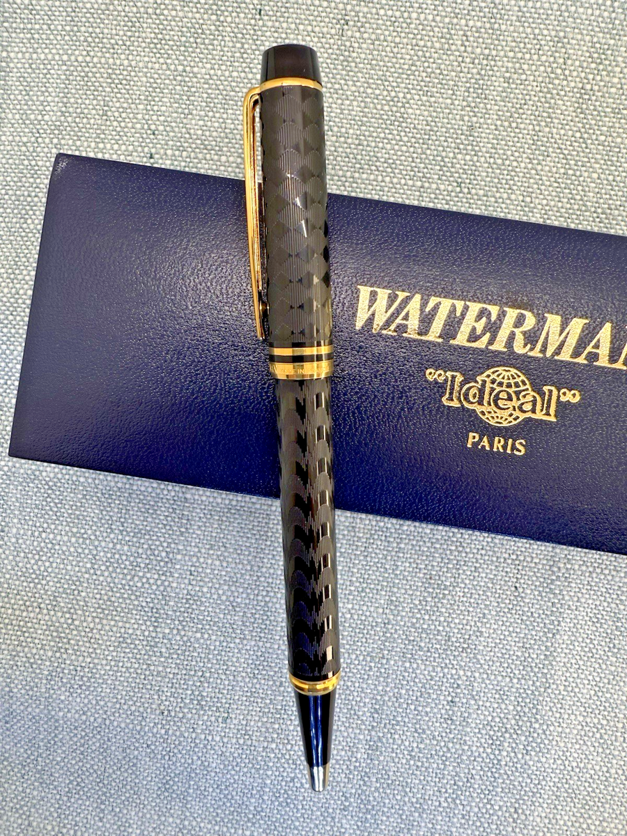 Waterman Le Man 100 Harlequin Ballpoint Pen Chased Diamond cap