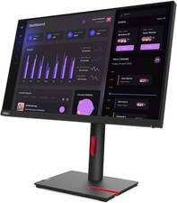 Lenovo ThinkVision T24i-30 23.8" FHD IPS LED Monitor - Raven Black