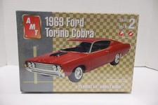 Amt 1969 Ford Torino Cobra Scale 125 Model Kit 38145 Amt 1969 Ford Torino Cobra Scale 125 Model Kit 38145