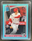 2018 Chronicles Shohei Ohtani Donruss Rated Rookie Teal RC #/199 Angels