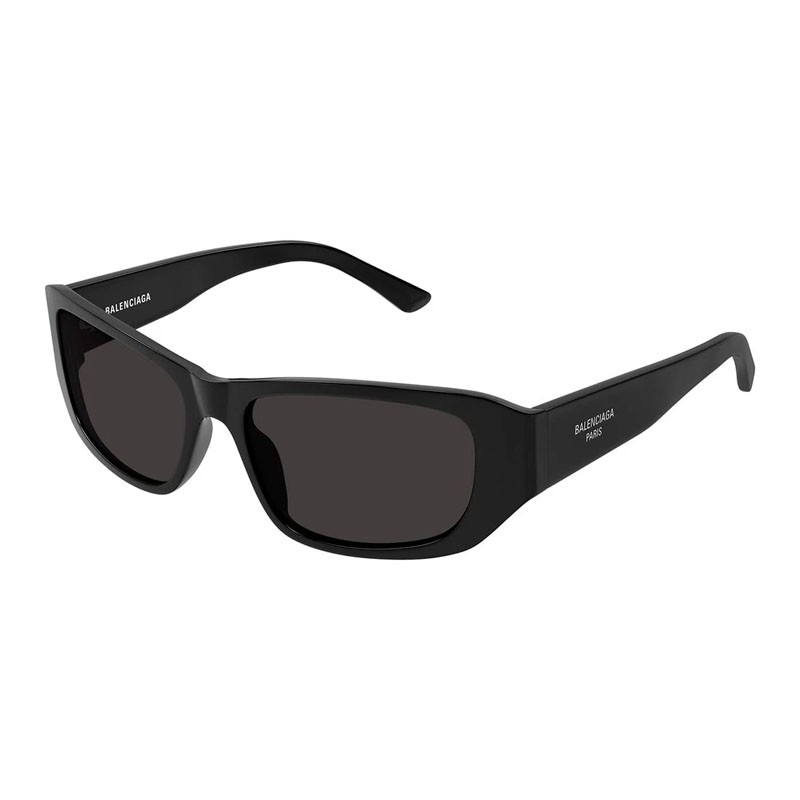 New Balenciaga BB0365S 001 Black/Grey 57-17-145 Sunglasses