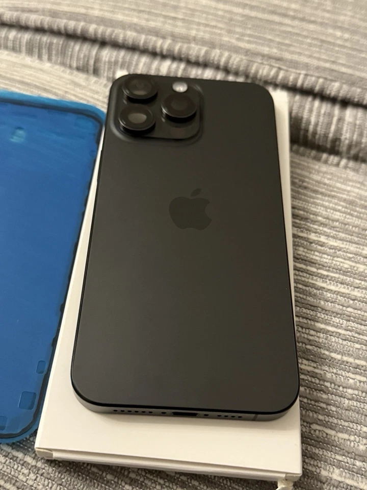 Genuine iPhone 15 Pro Max Housing Original Genuine Natural Titanium Rear Parts - Image 3 of 3