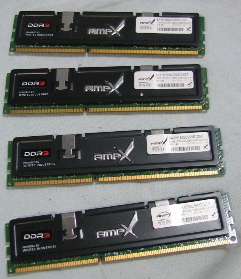 ADATA 3AXH1600C9WS12G – 16GB (4x4GB) DDR3 1600MHz Desktop Memory Kit - Image 4 of 4