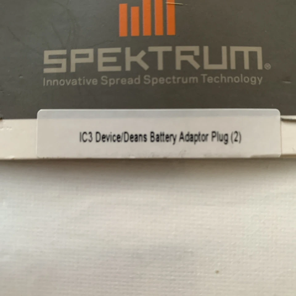 Spektrum IC3 Device/Deans Battery Adaptor Plug SPMXCA317 NEW - Image 2 of 3