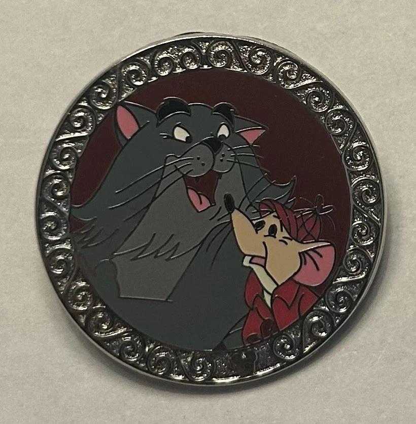 Disneyland - Roquefort and Billy Boss - The Aristocats - Hidden Mickey 2010 Pin
