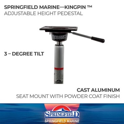 Springfield Power-Rise Stand-Up Pedestal 22.5''-29.5'' Adjustable Height