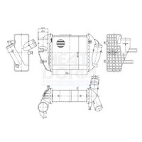 LadeluftküHler FüR Audi A4 8E B6 8H B6 B7 Avant 00-06 8E0198805