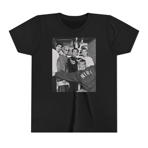 Backstreet Boys Vintage Photo Brian Nick AJ Howie Kevin 90s Pop Youth T-Shirt - Picture 6 of 8
