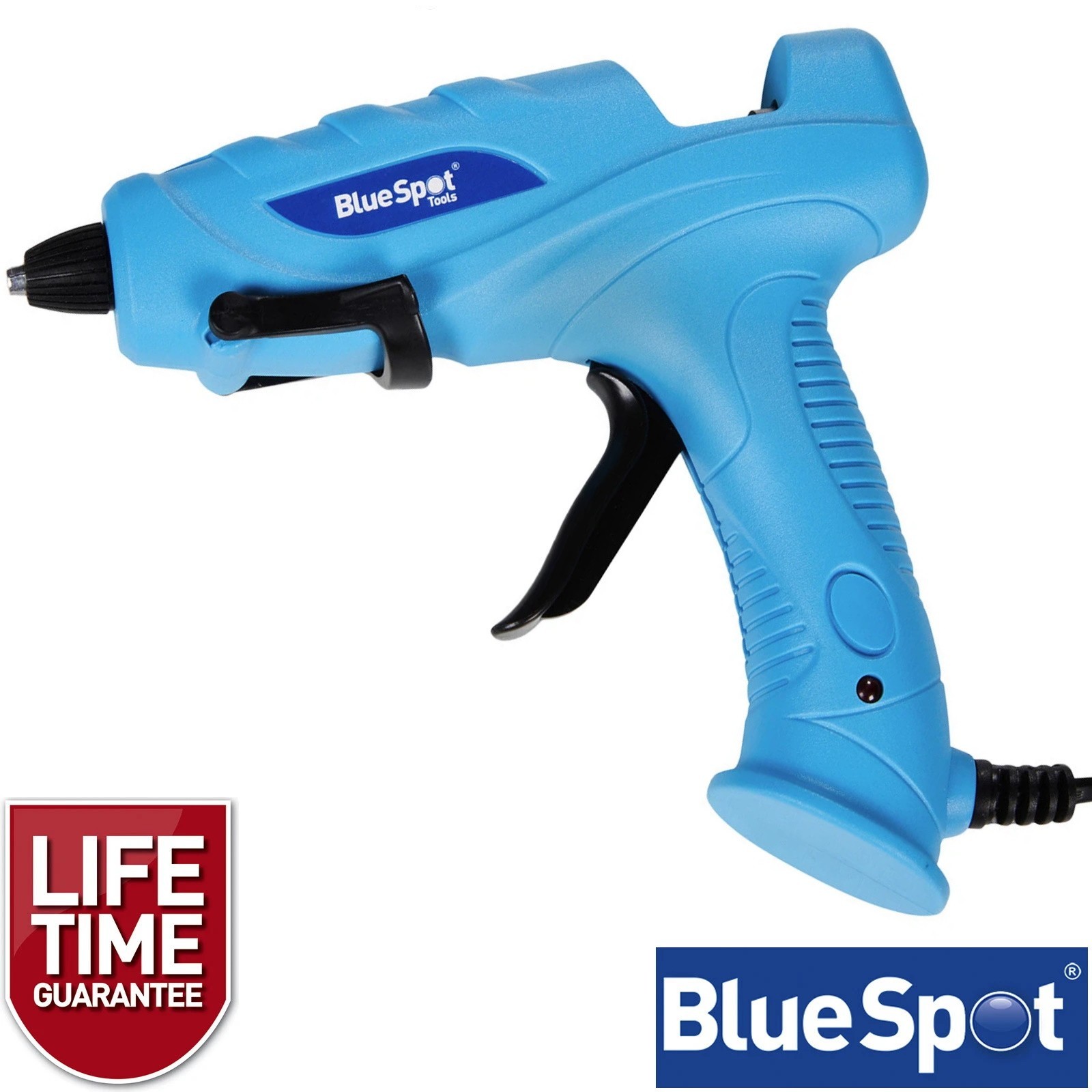 60 Watt Hot Glue Gun With Foldaway Stand Inc 2no 11mm Glue Sticks BlueSpot 35184