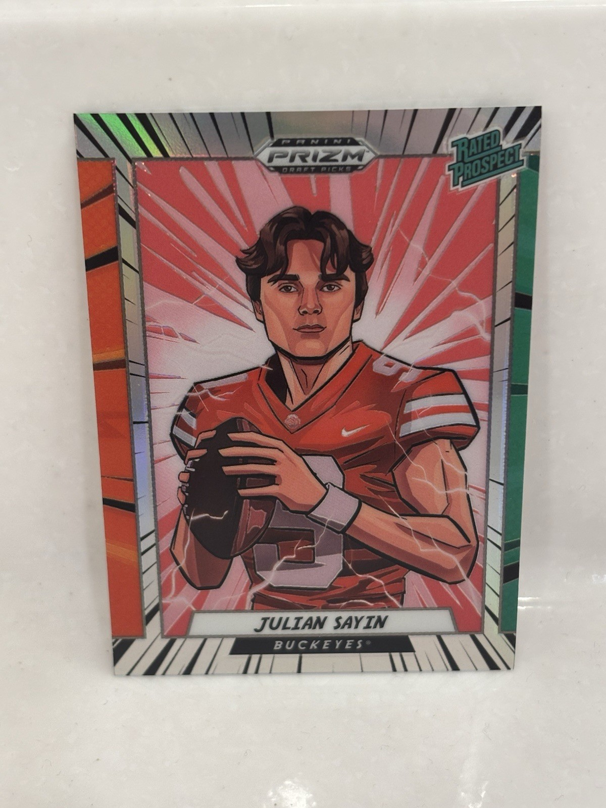 2024 Prizm Draft Picks JULIAN SAYIN MANGA Ohio State Buckeyes Case Hit #MGS-JSN