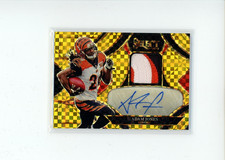 2025 Select Adam Pac-Man Jones #SME-AJS Gold Prizm Relic Patch Auto 10/10