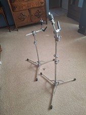 DW 6000 flat base cymbal stands with DW key