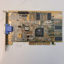 ASUS NVIDIA RIVA TNT2 Vanta 64 16MB AGP Graphics Card TNT2-VANTA REV 1 VTG