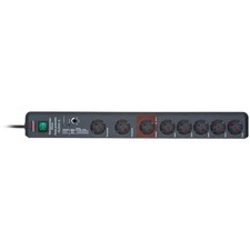 Brennenstuhl 1159490936 3m Anthracite 8 socket s AC 3500W 16A Black Secure-Tec