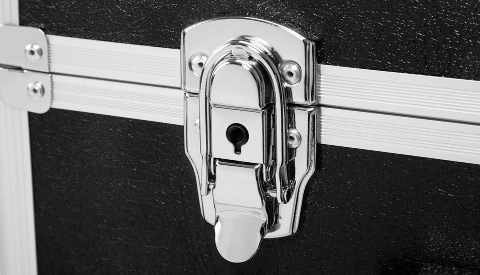 Etui Robuste Accordeon 48 Basses Flight Case Rembourre Verrouillable Clé inclus - Photo 3/3