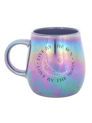 Live By the Sun, Love By the Moon irisierende Tasse