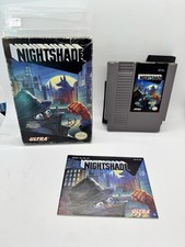 Nightshade (Nintendo NES) Complete CIB Rare!