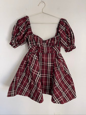MAEVE ANTHROPOLOGIE Puff Sleeve Skater Mini Dress Size XS NWOT
