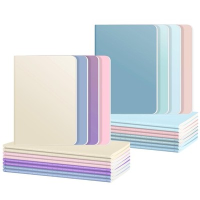 Ddaowanx 24 Pack Colorful Lined Notebooks, Journals in Bulk, 72 Pages, 36 She...