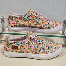 Blowfish Malibu Kids Girls Size 5 Canvas Play K SlipOn Shoes Sneakers