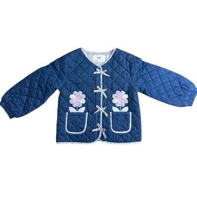 Marks and Spencer Toddler Girls Quilted Blue Jacket Size 18-24 Months NWT