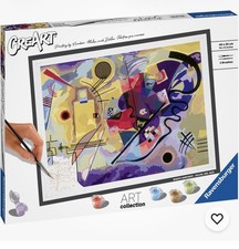 Ravensburger Malen nach Zahlen Premium Serie B Yellow, Red, Blue Kandinsky 23650