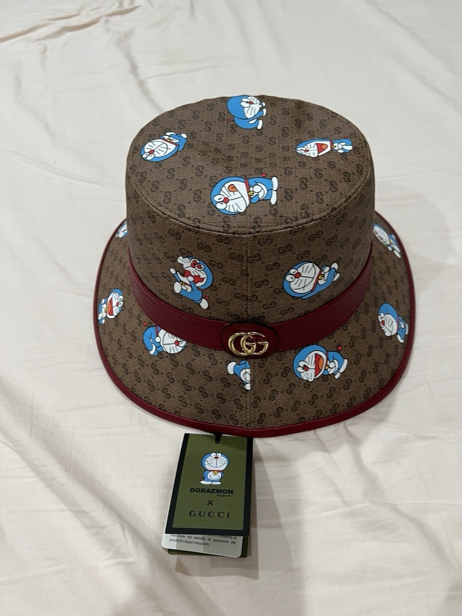 Gucci x Doraemon Bucket Hat NWT Size Medium Limited Edition | eBay