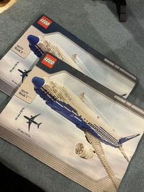 LEGO Boeing 787 Dreamliner 10177 Advanced Models Set with Stand & Manuals