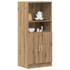 vidaXL Küchenschrank Weiß 57x41,5x131,5 cm Holzwerkstoff