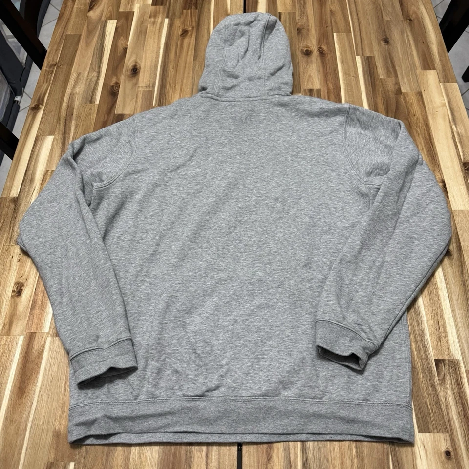 Sudadera con Capucha Michigan Wolverines Para Hombre XL Gris Jordan Retro Club Polar Colegio Foto 4 de 4