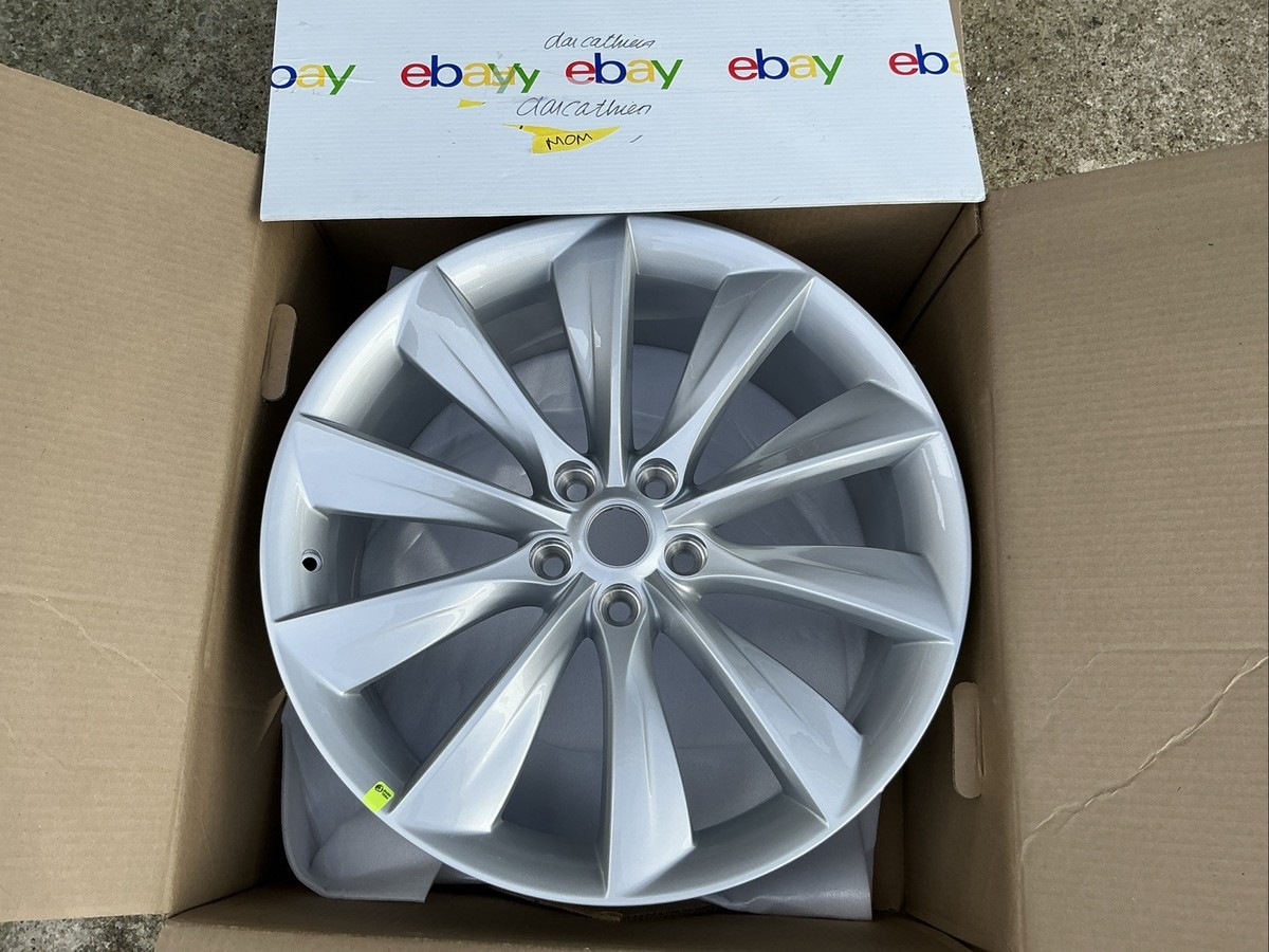 2012-2021 Tesla Model S Front Turbine Wheel 21” Rim Silver 1054041