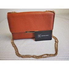 INC International Concepts Nichole Crossbody Shoulder Wallet Bag Gold Chain