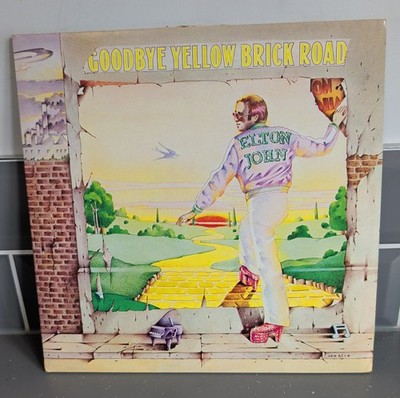 ELTON JOHN - GOODBYE YELLOW BRICK ROAD UK REISSE DBL VINYL LP GATEFOLD EX/EX