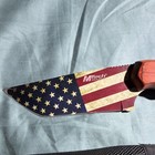MTech USA Hunting Fixed Blade Knife, SS Clip Point, Wood Handle, Sheath — photo 3