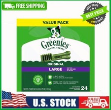 Greenies Original Large Natural Dog Dental Care Dog Treats, 36 oz 24 Treats