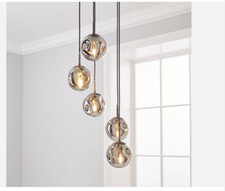 Alexis 5 Light Semi Flush Ceiling Fitting - New