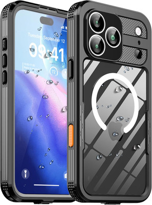 For Iphone 17 Pro Max Waterproof Case, with Built-In Screen Protector Rugged Dus