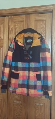 RoxySnowboardJacketWomansLarge 10KMulticolor WaterproofSki Coat