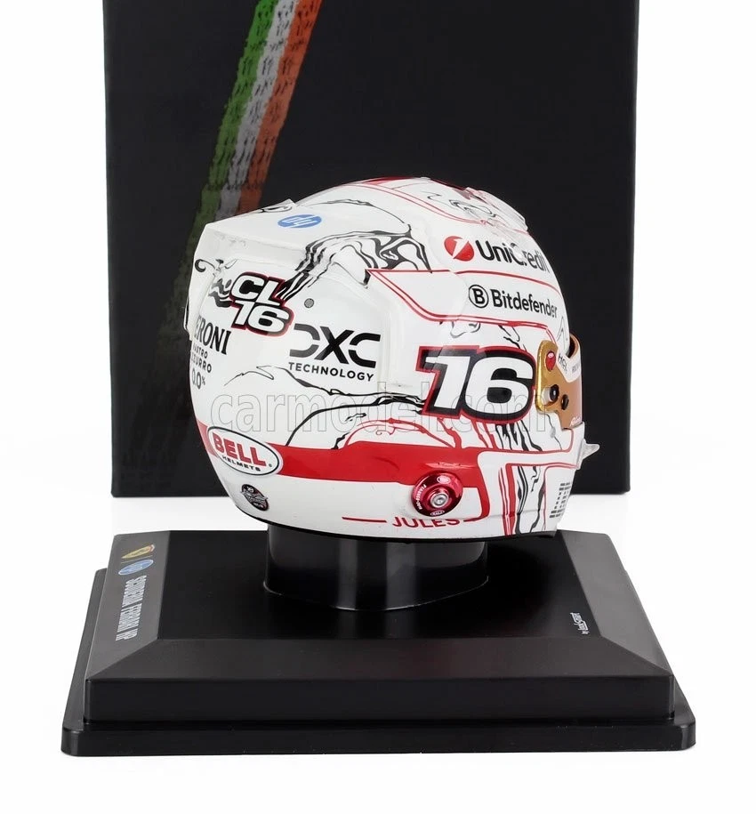 Modèle Casque Mini Helmet F1 Looksmart 1:5 Ferrari SF-25 Leclerc Japan GP 2025 - Photo 3/4