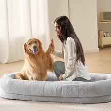 Human Dog Bed, 67.7"x35"x9.8" Human Dog Bed for Adult, Human Size Dog Bed with W